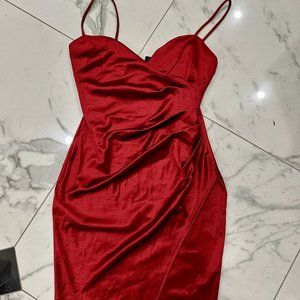 Red Slit Dress from Windsor, Size 6 to 8